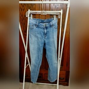 Ann Taylor Loft 12 curvy top jeans